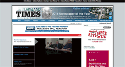 Desktop Screenshot of lakelandtimes.com